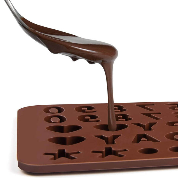 Happy Birthday 0-9 Heart Silicone Mold Biscuits Cookie Candy Chocolate Cake Fondant