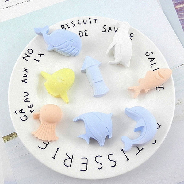 Marine Ocean Dolphin Whale Fish Silicone Mold Baking Chocolate Candy Fondant Cake