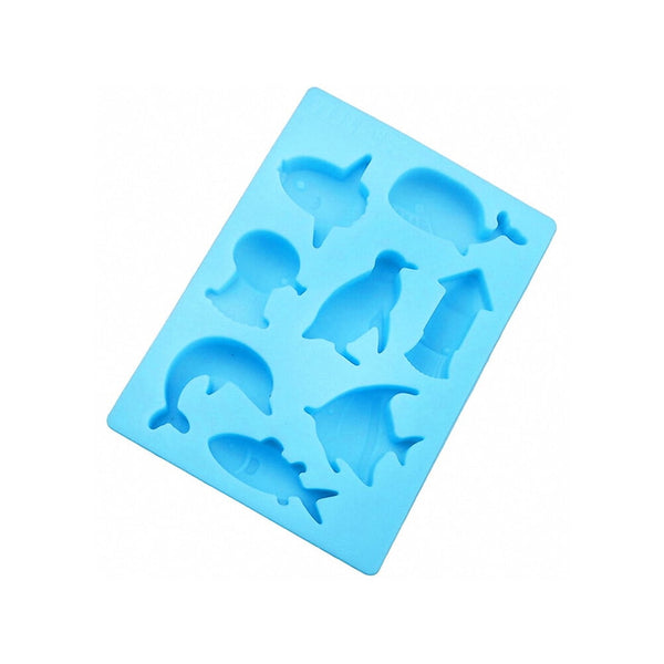Marine Ocean Dolphin Whale Fish Silicone Mold Baking Chocolate Candy Fondant Cake