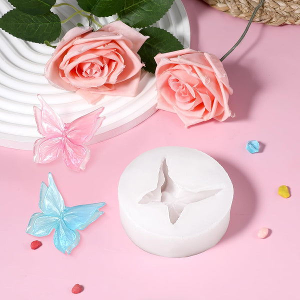 3D Butterfly Silicone Mold Chocolate Fondant Soap Candle Resin Epoxy DIY