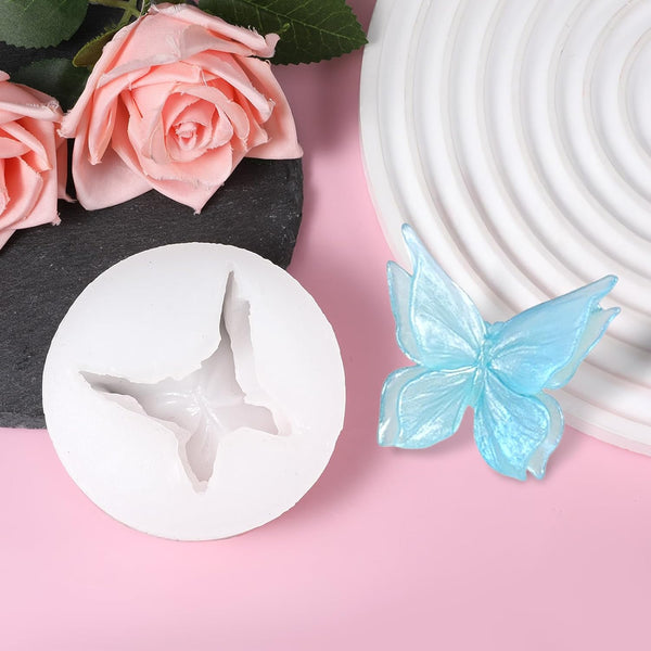 3D Butterfly Silicone Mold Chocolate Fondant Soap Candle Resin Epoxy DIY