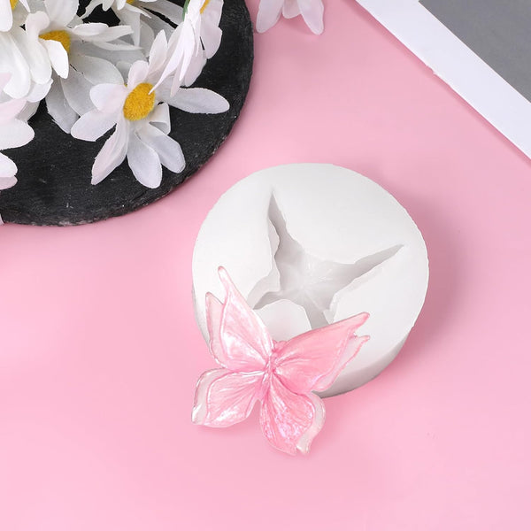 3D Butterfly Silicone Mold Chocolate Fondant Soap Candle Resin Epoxy DIY
