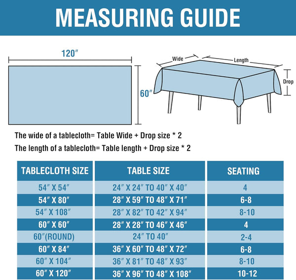 Linen Look Polyester Textured Waterproof 260gsm Tablecloth 60 x 120" Taupe