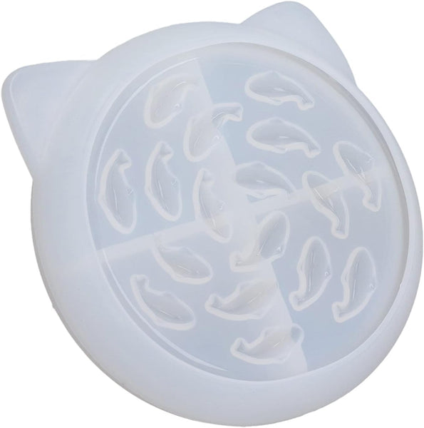 Dog Cat Slow Feeder Food Bowl Silicone Mold Epoxy Resin Casting DIY