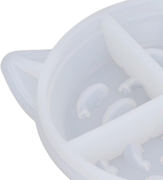 Dog Cat Slow Feeder Food Bowl Silicone Mold Epoxy Resin Casting DIY