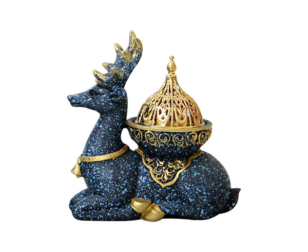 Resin Reindeer Incense Burner Holder Censer Diffuser