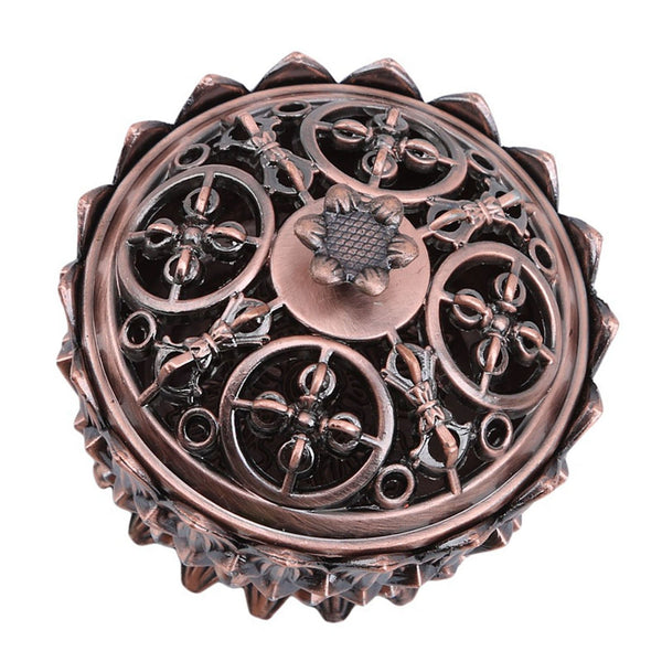 Lotus Zinc Alloy Incense Cone Holder Burner