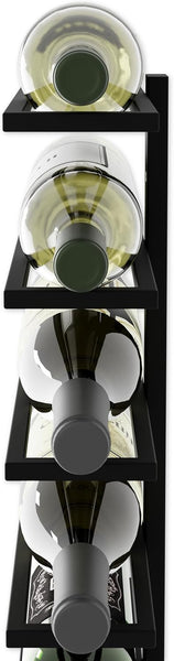 Carla Home 2x Metal Wall Mount Wine Rack Storage Holder Organiser 10 Bottles