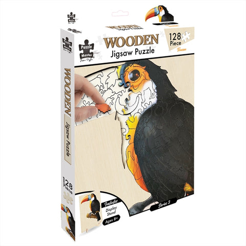 Toucan 135 Piece Wooden Jigsaw Puzzle With Stand
