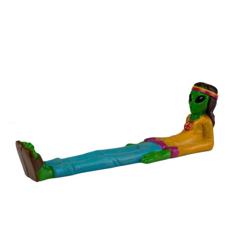 Alien Hippie Incense Stick Burner Holder