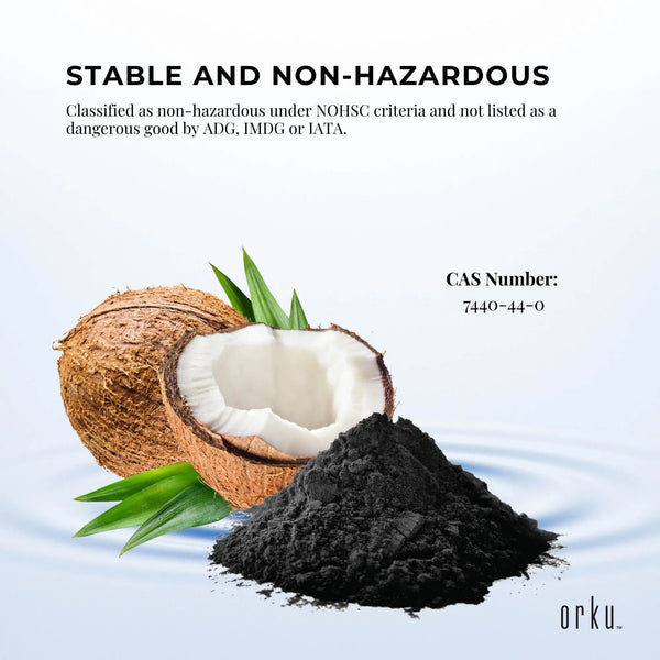 Orku 1Kg Activated Carbon Powder Coconut Charcoal - Water Filtration