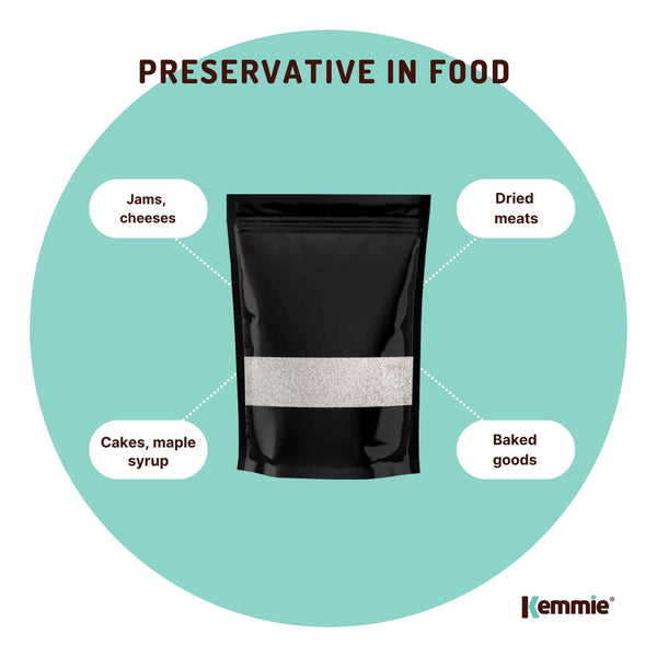 Kemmie 1Kg Potassium Sorbate Food Grade Granules Preservative E202 Cosmetic