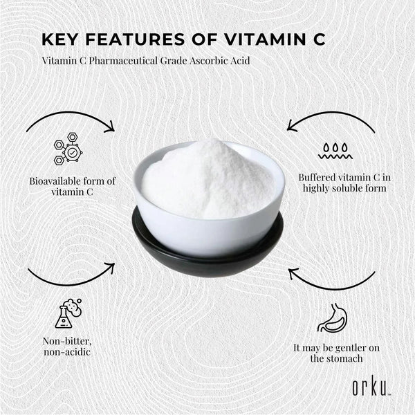Sodium Ascorbate Powder Vitamin C Buffered Pharmaceutical Ascorbic Acid 20kg
