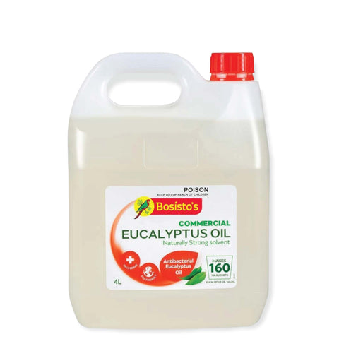 Bosisto's Commercial Eucalyptus Oil Cleaner Natural Floor Kitchen Bathroom 4L