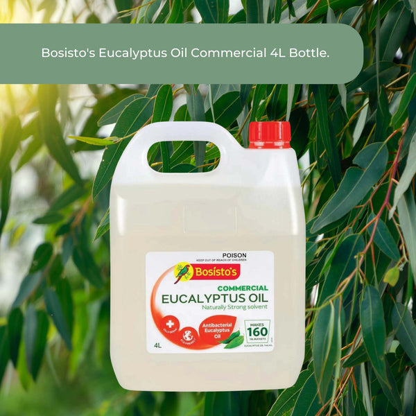 Bosisto's Commercial Eucalyptus Oil Cleaner Natural Floor Kitchen Bathroom 4L