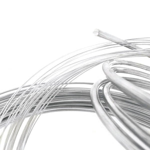 Sterling Silver Jewellery Craft Wire 20cm Long 2mm Thick 12 Gauge Soft Round