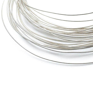 Sterling Silver Jewellery Craft Wire 20cm Long 1.3mm Thick 28 Gauge Soft Round