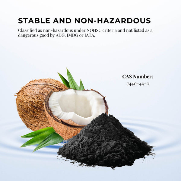 Orku 400g Activated Carbon Powder Coconut Charcoal Bucket - Water Filtration