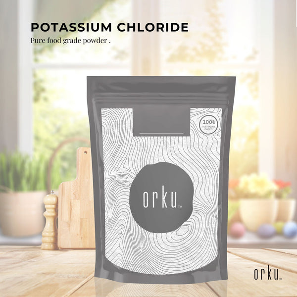 1Kg Potassium Chloride Powder - Pure E508 Food Grade Salt Substitute Replacer