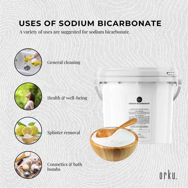 Sodium Bicarbonate Baking Soda Hydrogen Carbonate Powder Food Grade 5kg