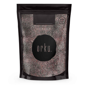 Orku Himalayan Black Rock Salt Kala Namak Cooking Fine Grain 400g