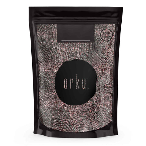 Orku Himalayan Black Rock Salt Kala Namak Cooking Fine Grain 400g