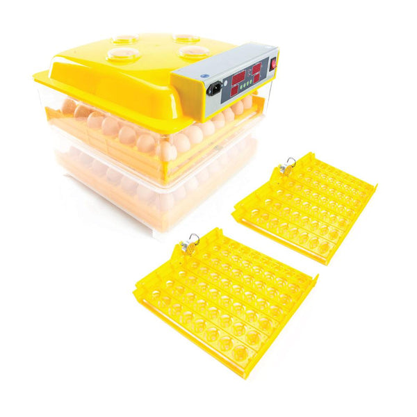Electric 112 Egg Incubator Turner Drinker Feeder Candler Chicken Turkey Quail Duck