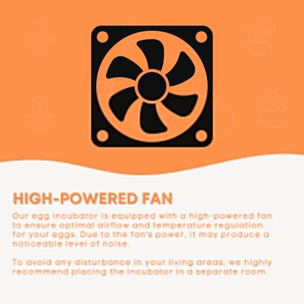 Rooster Farms Electric 96 Egg Incubator + Accessories for Chicken Quail Duck