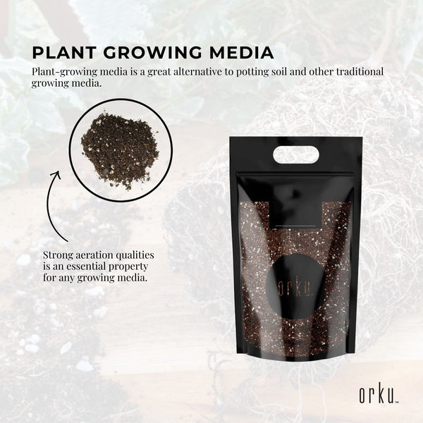 Orku 70% Coco Coir 30% Perlite Premium Hydroponic Plant Growing Medium 20L