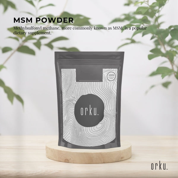 Orku MSM Methylsulfonyl Methane Dimethyl Sulfone Powder Crystals 1kg
