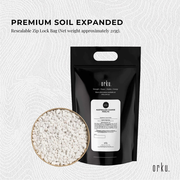 Perlite Premium Soil Expanded Plant Growing Drainage Aeration Coarse 20L