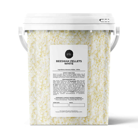 Natural Beeswax Bees Wax Pellets White Pharmaceutical Cosmetic Candle 700g