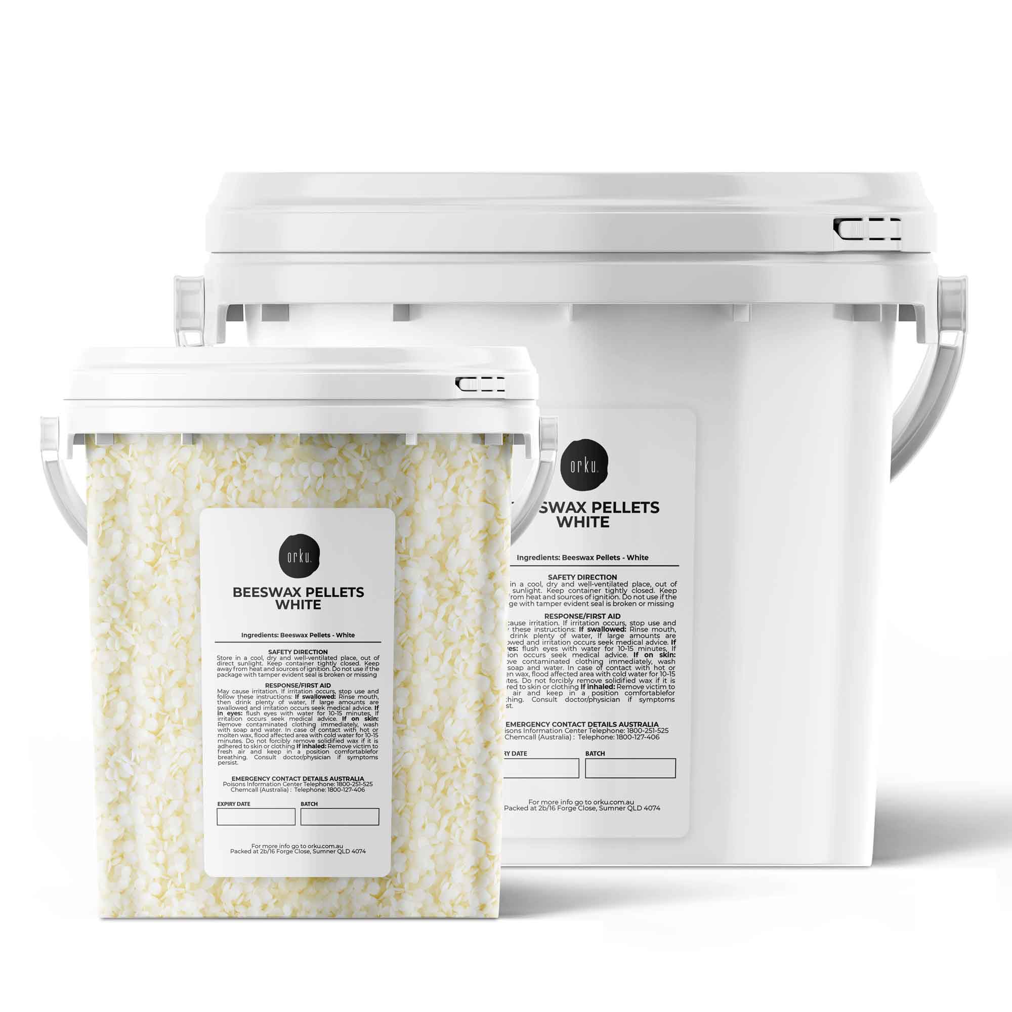 Natural Beeswax Bees Wax Pellets White Pharmaceutical Cosmetic Candle 3kg