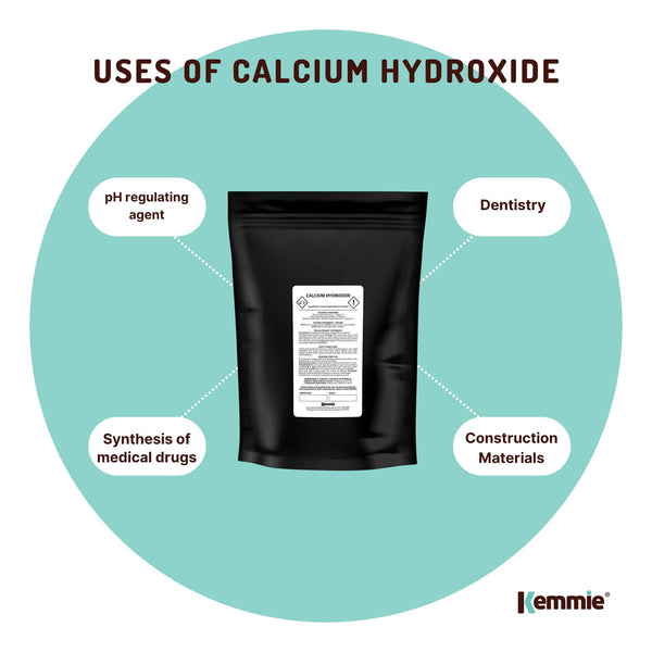 Calcium Hydroxide Powder Hydrated Slaked Pickling Lime Food Grade 100g