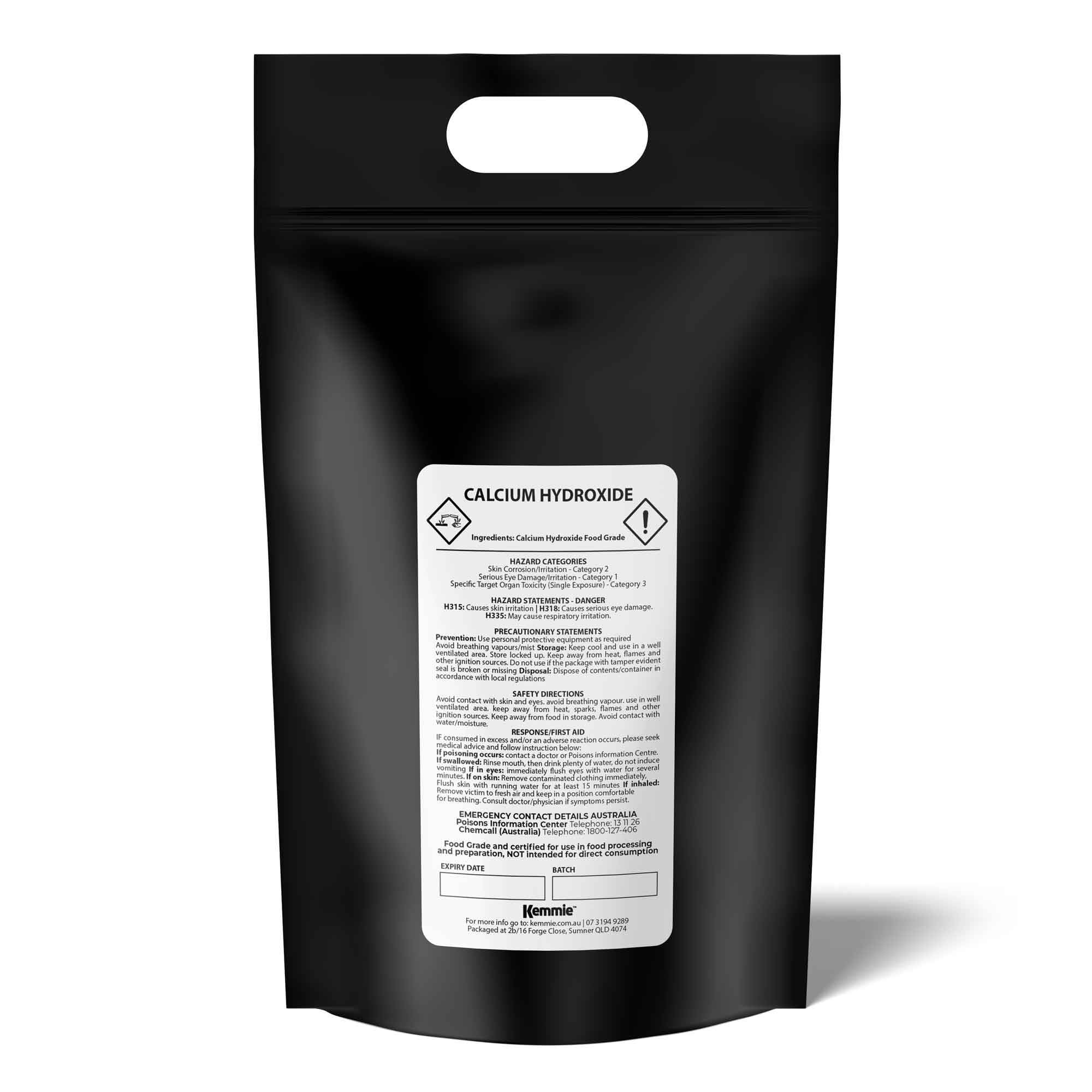 Calcium Hydroxide Powder Hydrated Slaked Pickling Lime Food Grade 5kg