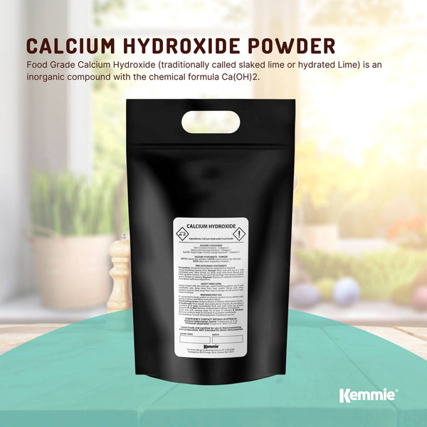 Calcium Hydroxide Powder Hydrated Slaked Pickling Lime Food Grade 5kg