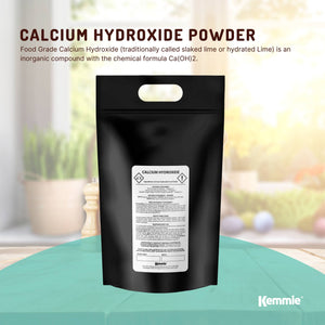 Calcium Hydroxide Powder Hydrated Slaked Pickling Lime Food Grade 10kg