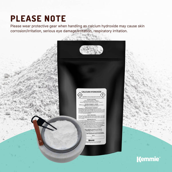 Calcium Hydroxide Powder Hydrated Slaked Pickling Lime Food Grade 10kg