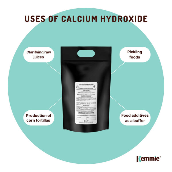 Calcium Hydroxide Powder Hydrated Slaked Pickling Lime Food Grade 20kg