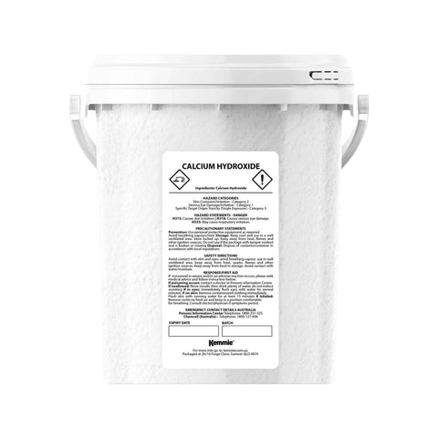 Calcium Hydroxide Powder Hydrated Slaked Pickling Lime Food Grade 600g
