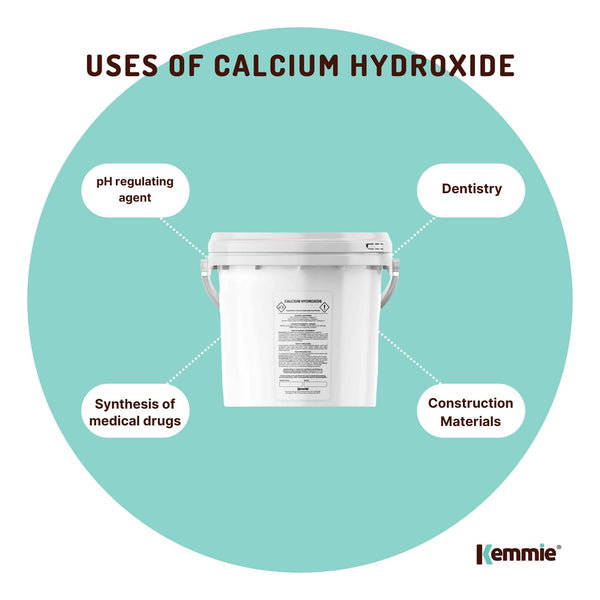 Calcium Hydroxide Powder Hydrated Slaked Pickling Lime Food Grade 2.5kg