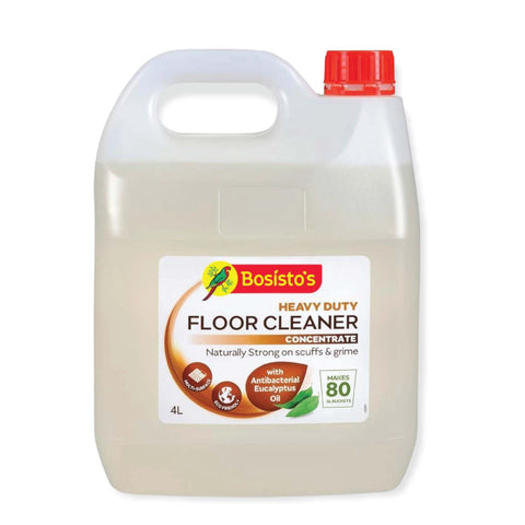Bosisto's Heavy Duty Floor Cleaner Concentrate Biodegradable Eucalyptus Oil 4L