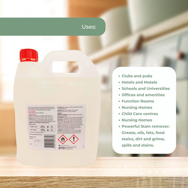 Bosisto's Heavy Duty Floor Cleaner Concentrate Biodegradable Eucalyptus Oil 4L