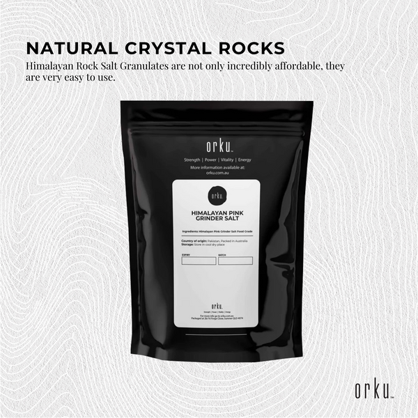 Pink Himalayan Bath Salts Natural Crystal Rocks Spa Therapy Body Scrub 1kg