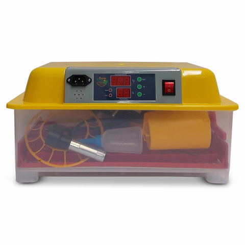 Electric 24 Egg Incubator Turner Drinker Feeder Candler Chicken Turkey Quail Duck