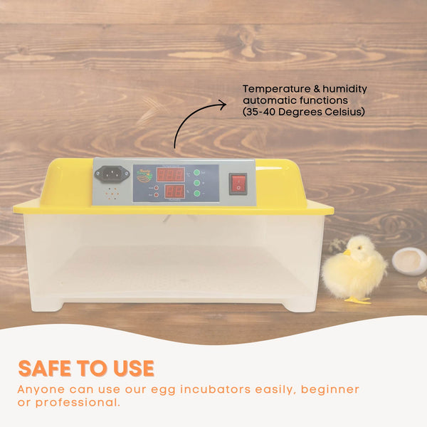 Electric 24 Egg Incubator Turner Drinker Feeder Candler Chicken Turkey Quail Duck