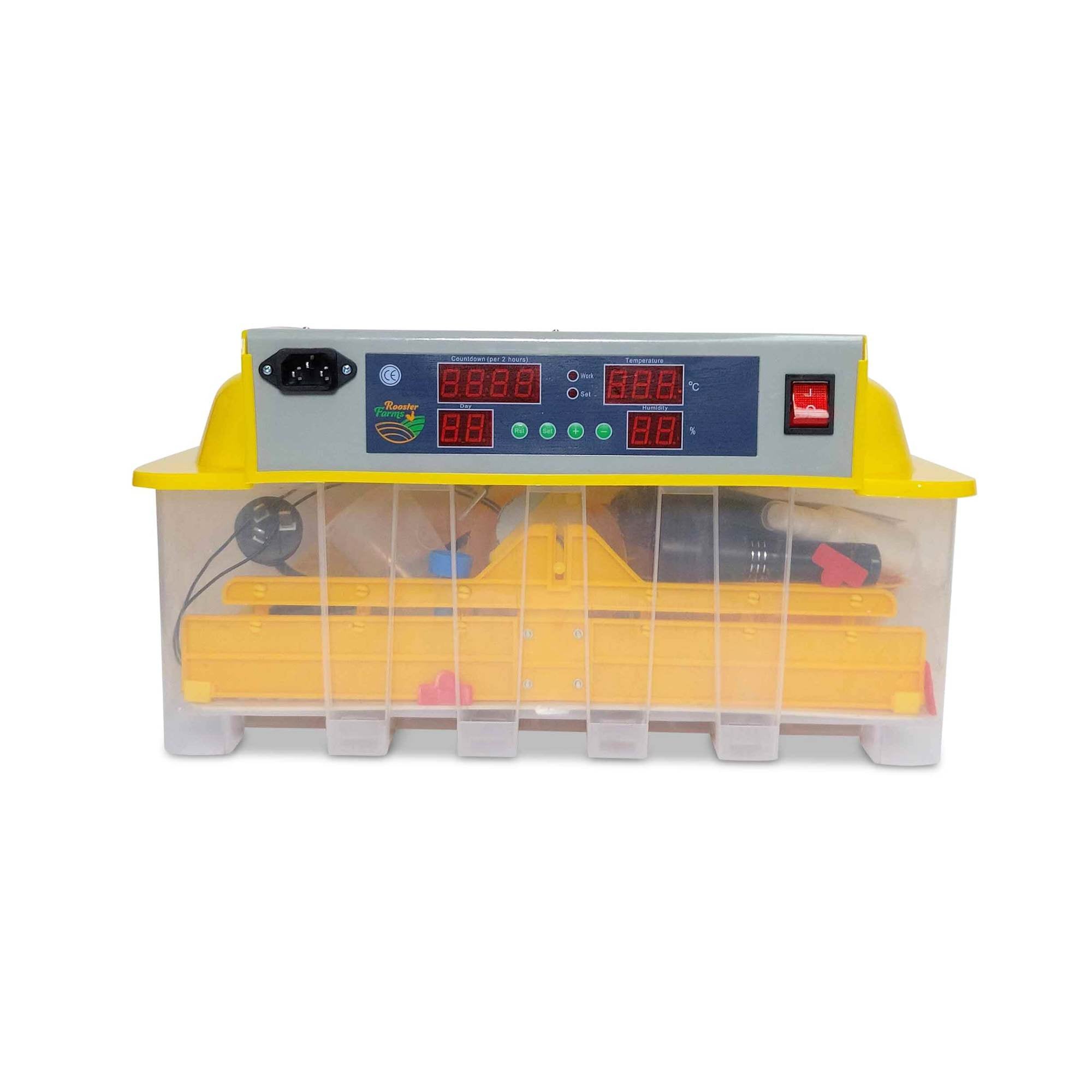Electric 48 Egg Incubator Turner Drinker Feeder Candler Chicken Turkey Quail Duck