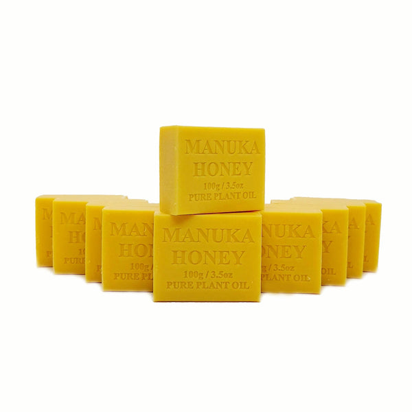 10x 100g Manuka Honey Scented Plant Oil Soap Bars Natural Triple Milled Australian