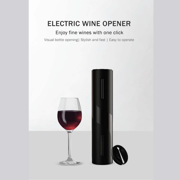 Electric Wine Bottle Opener Tool Automatic Cordless Corkscrew Foil Cutter