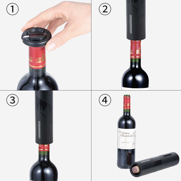Electric Wine Bottle Opener Tool Automatic Cordless Corkscrew Foil Cutter